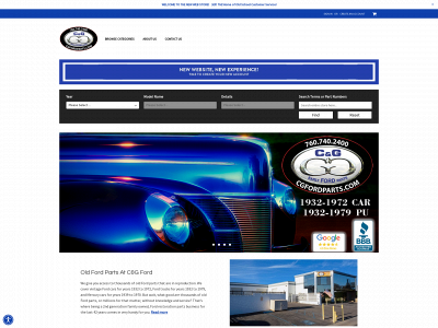 cgfordparts.com snapshot