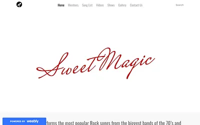 sweetmagicband.weebly.com snapshot