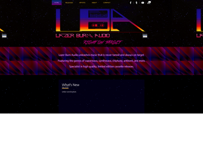 lazerburnaudio.com snapshot