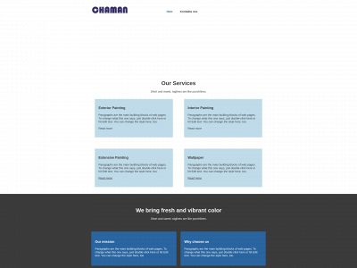chaman.se snapshot