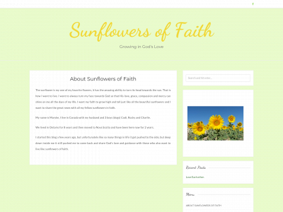sunflowersoffaith.com snapshot