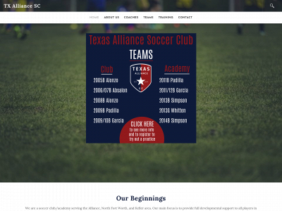www.texasalliancesc.com snapshot