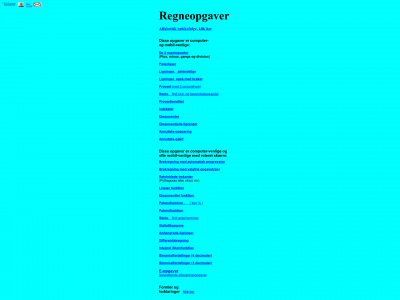 regneopgaver.dk snapshot