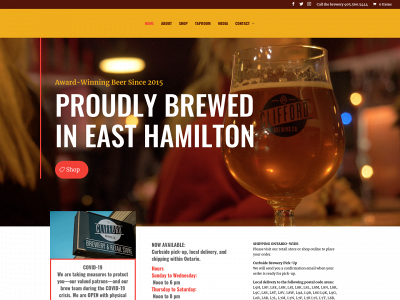 cliffordbrewing.com snapshot