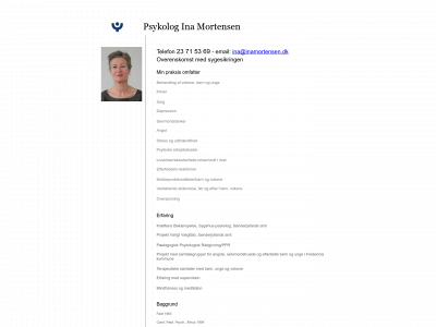 inamortensen.dk snapshot