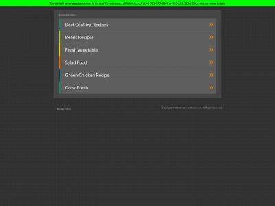 lemonsandbeans.com snapshot