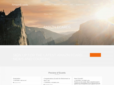 amaznecards.com snapshot