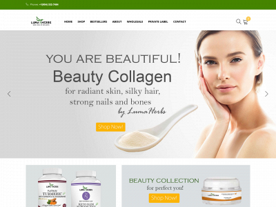 lumaherbs.com snapshot