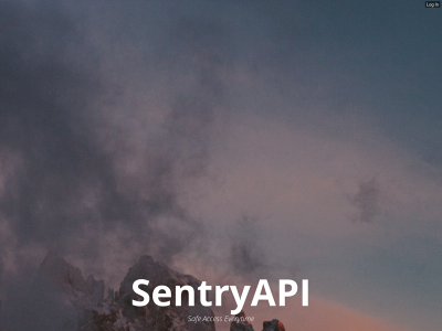 sentryapi.com snapshot