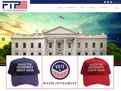 fixthepresidency.com snapshot
