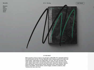macguffinmagazine.com snapshot