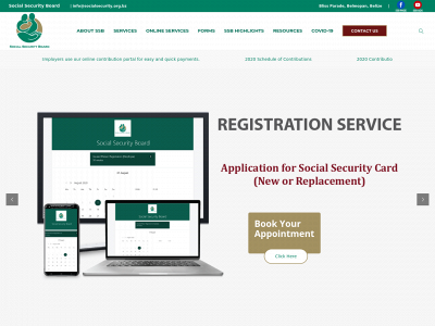 socialsecurity.org.bz snapshot