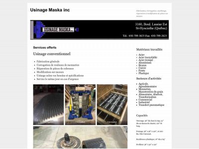 usinagemaska.com snapshot