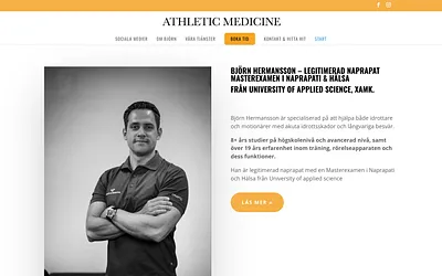 athleticmedicine.se snapshot