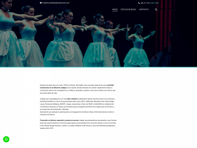 www.escueladebaileanasoriano.com snapshot