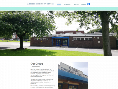 aldridgecommunitycentre.co.uk snapshot