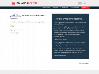 byggemontering-leddporter.no snapshot