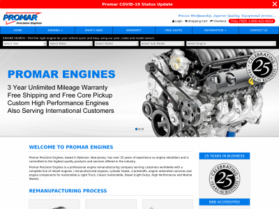 promarengine.com snapshot