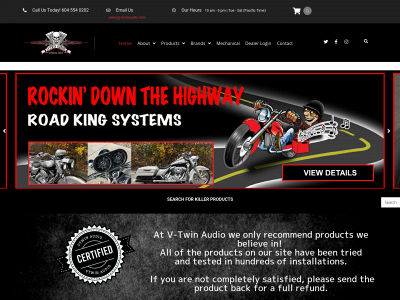 vtwinaudio.com snapshot