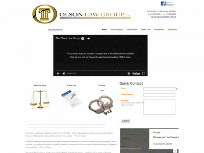 theolsonlawgroup.com snapshot