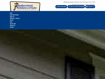 replacementwindowsofkaty.com snapshot