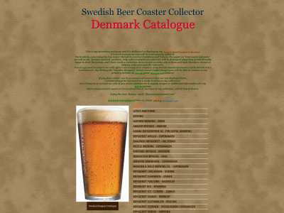 swedish-beer-coaster-collector.eu snapshot