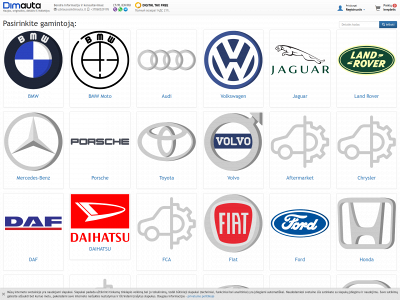 dimauta.lt snapshot