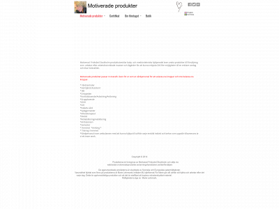 motiveradeprodukter.se snapshot
