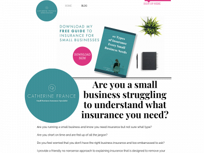 catherinefrance.com snapshot