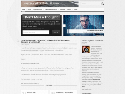 musingsofacodeslinger.com snapshot