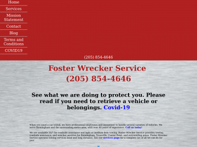 fosterwrecker.com snapshot