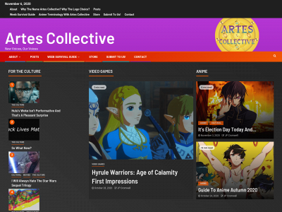 artescollective.com snapshot