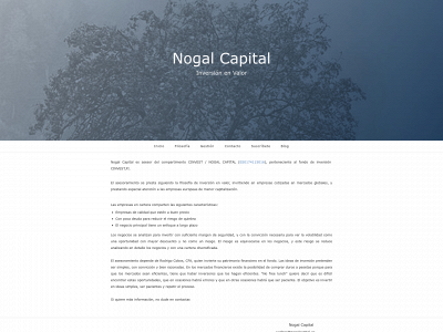 nogalcapital.es snapshot