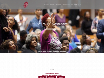 stpaulsac.org snapshot
