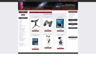 astronomy.lt snapshot