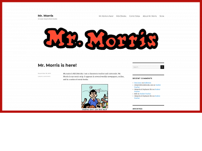 mrmorriscomic.com snapshot