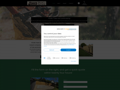 4oakstreeandlandscaping.co.uk snapshot