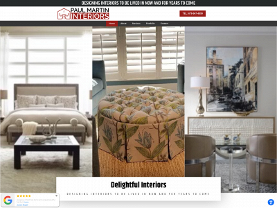 paulmartininteriors.com snapshot