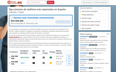 quiencarajo.es snapshot