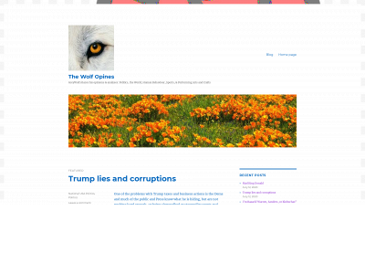 thewolfopines.com snapshot