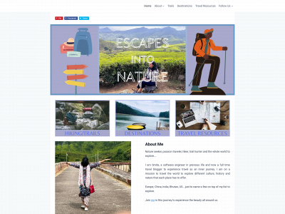 escapesintonature.com snapshot