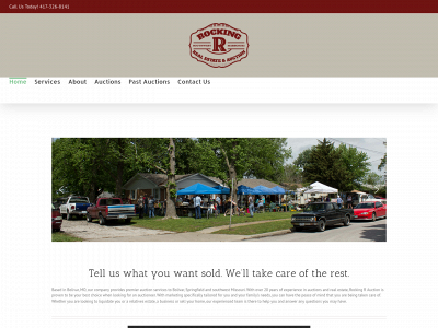 rockingrauction.com snapshot