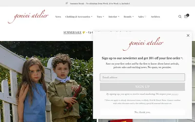 geminiatelier.com snapshot