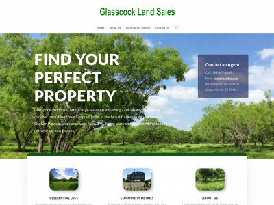 glasscocklandsales.com snapshot