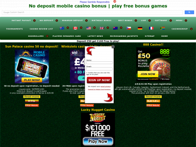 casinobonuscollection.com snapshot