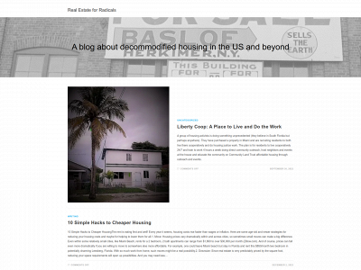 realestateforradicals.org snapshot