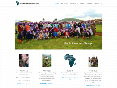 andreasbaurfoundation.org snapshot
