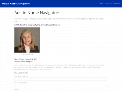 austinnursenavigators.com snapshot