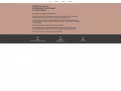 counsellingpsychologist.dk snapshot