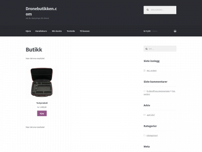 dronebutikken.com snapshot